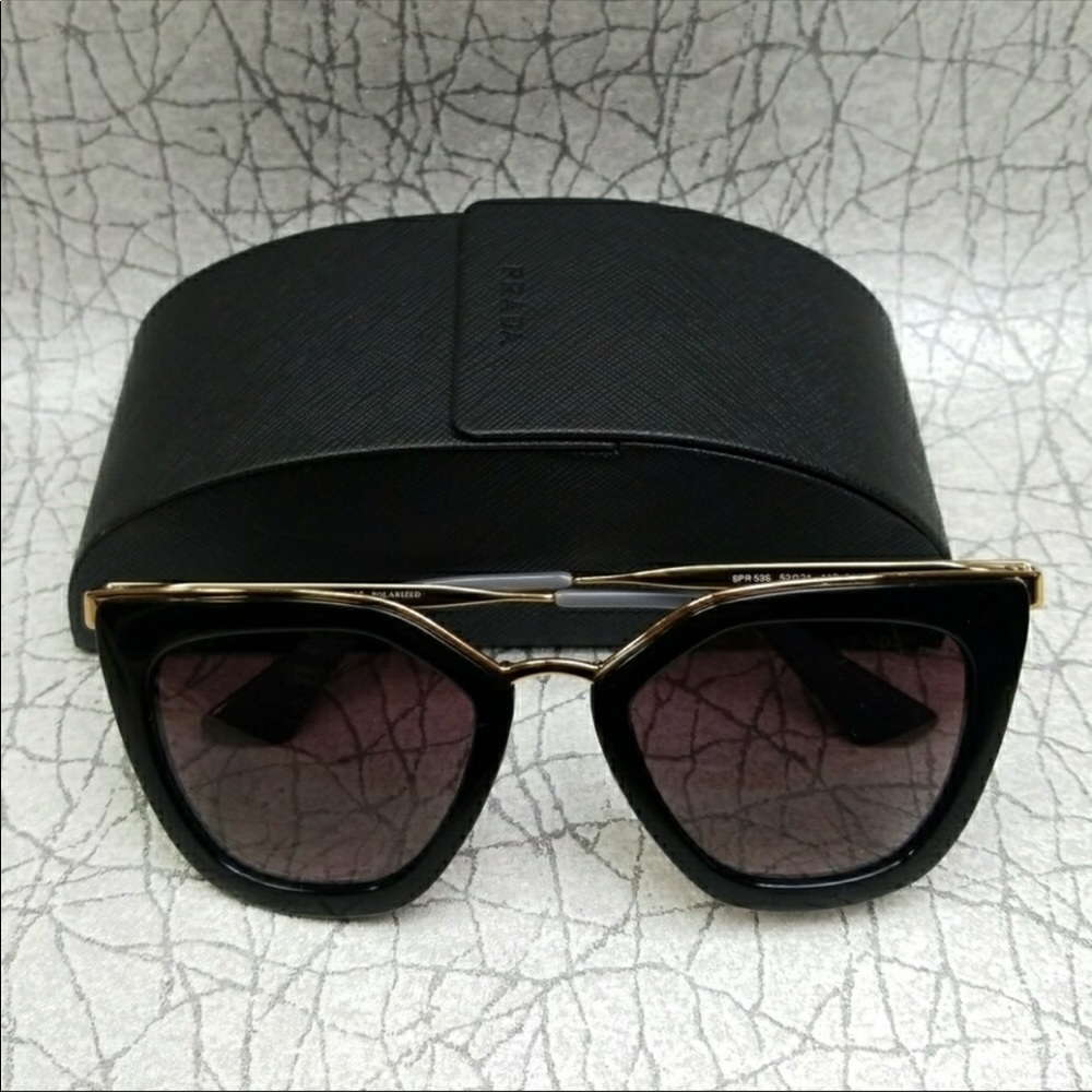 Prada SPR53S 52/21 140 Polarized Womens Sunglasses